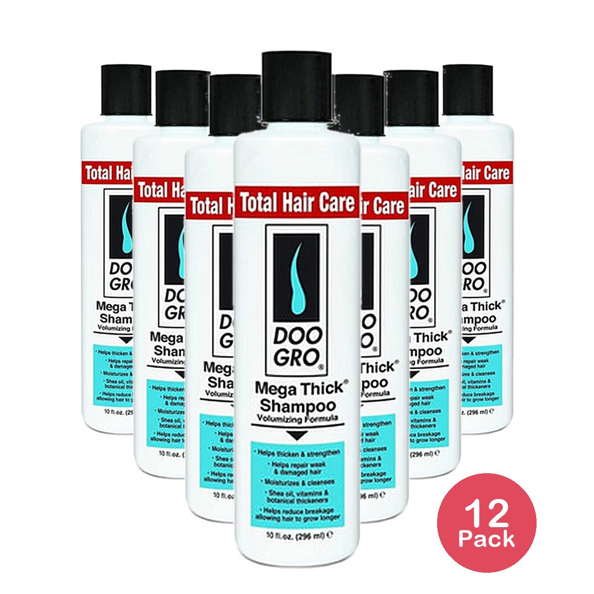 Doo Gro Mega Thick Shampoo 10 Oz (Pack of 12)