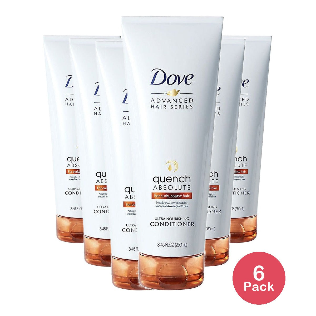 Dove Advanced Hair Series Quench Absolute Conditioner 8.45 Oz (Pack of 6)