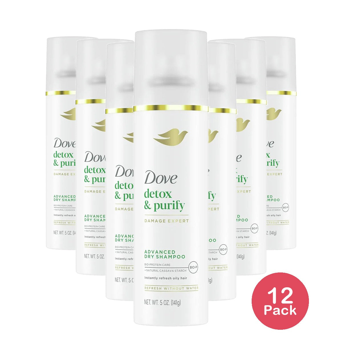 Dove Beauty Detox And Purify Dry Shampoo 5Oz (Pack of 12)