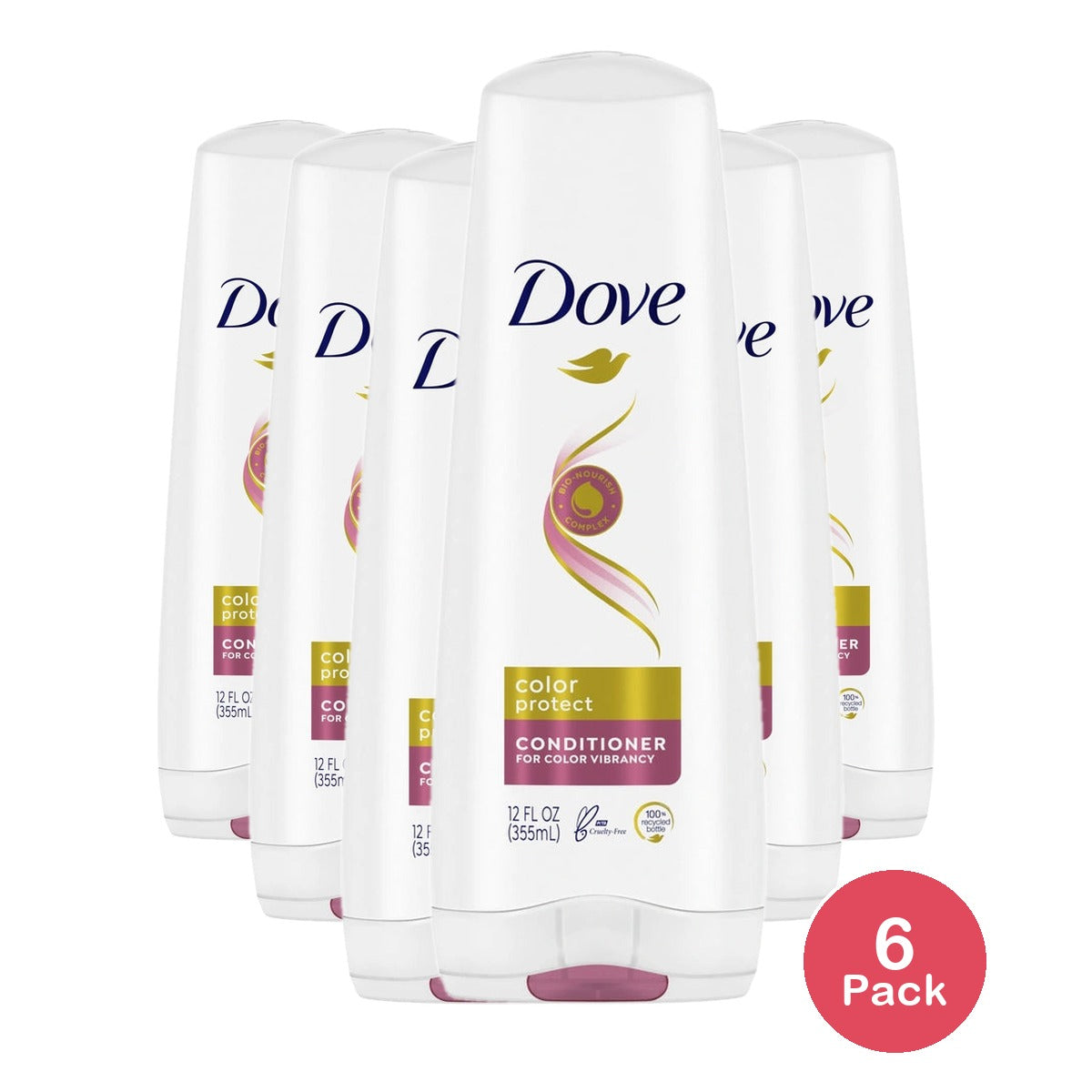 Dove Nutritive Solutions Color Protect Color Care Hair Conditioner 12 oz (Pack of 6)