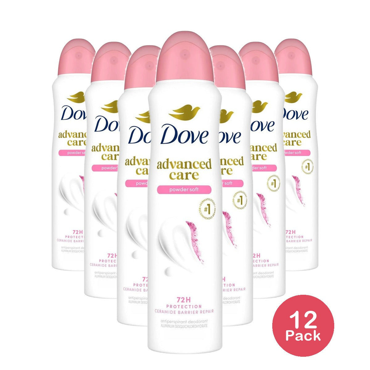Dove Powder Soft Dry Antiperspirant 3.8 Oz (Pack of 12)