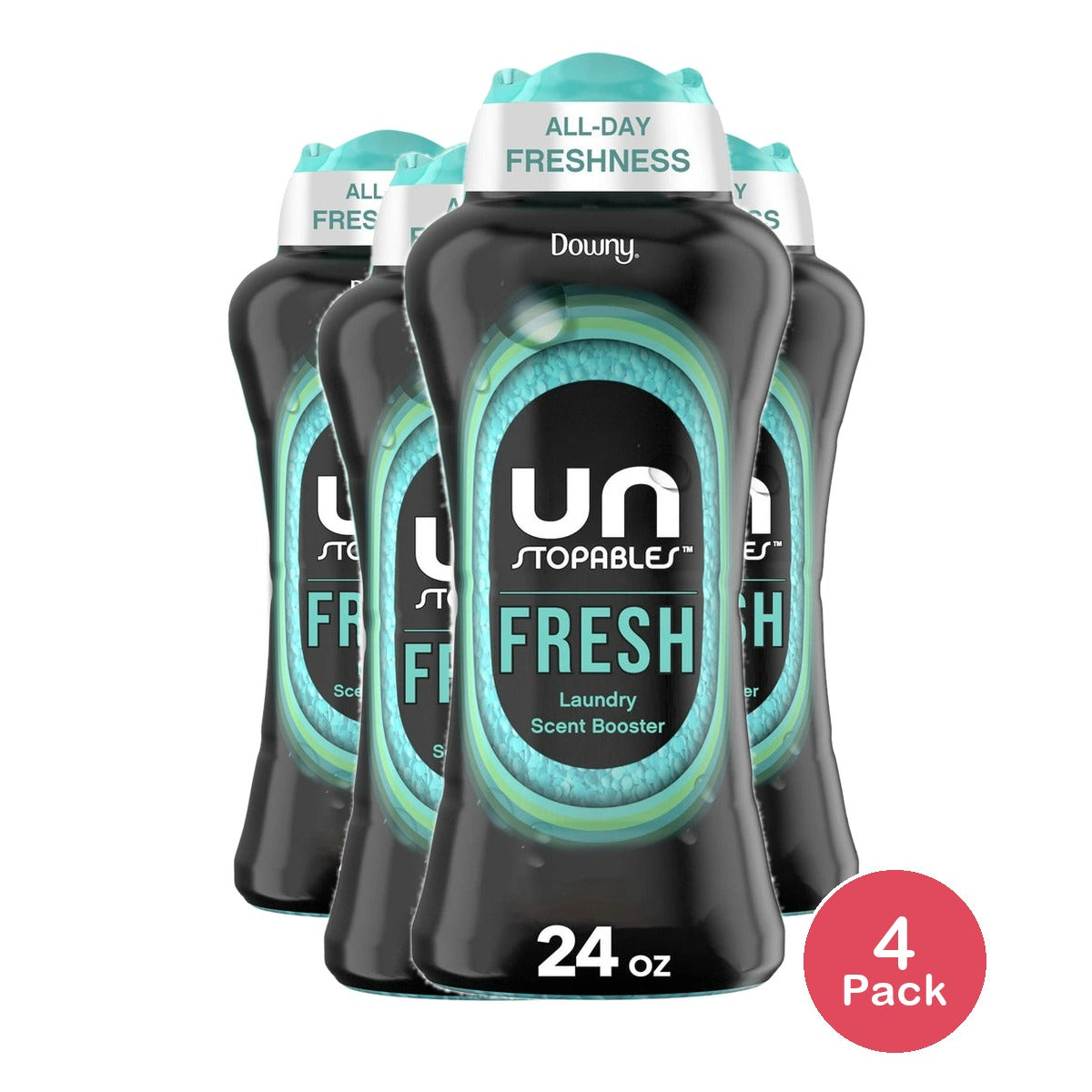 Downy Fresh Scent Unstopables In-Wash Laundry Scent Booster Beads - 24.0 oz(Pack of 4)