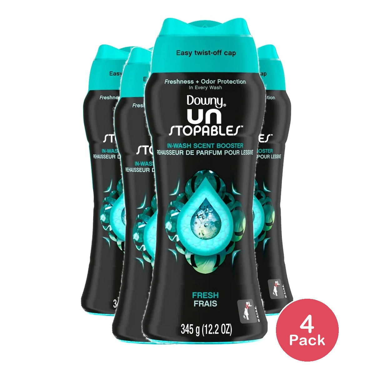 Downy Unstoppables Fresh Scent 12.2 Oz(Pack of 4)