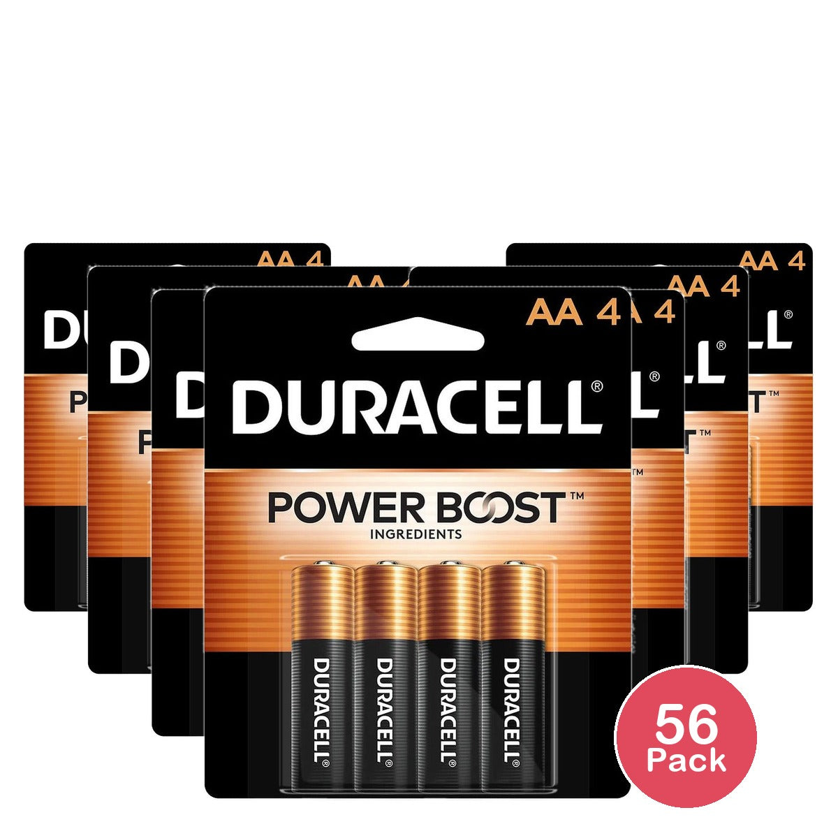Duracell Coppertop AA Batteries 1.5V (Pack of 56)