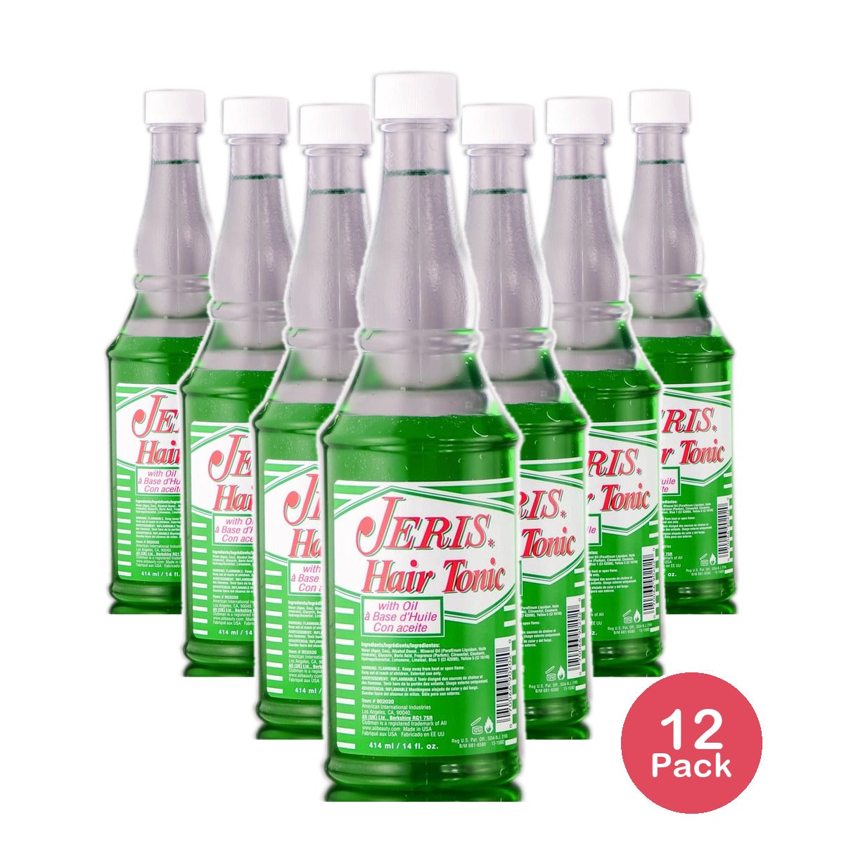 Ed Pinaud Clubman Jeris Hair Tonic with Oil 14 Oz (Pack of 12)