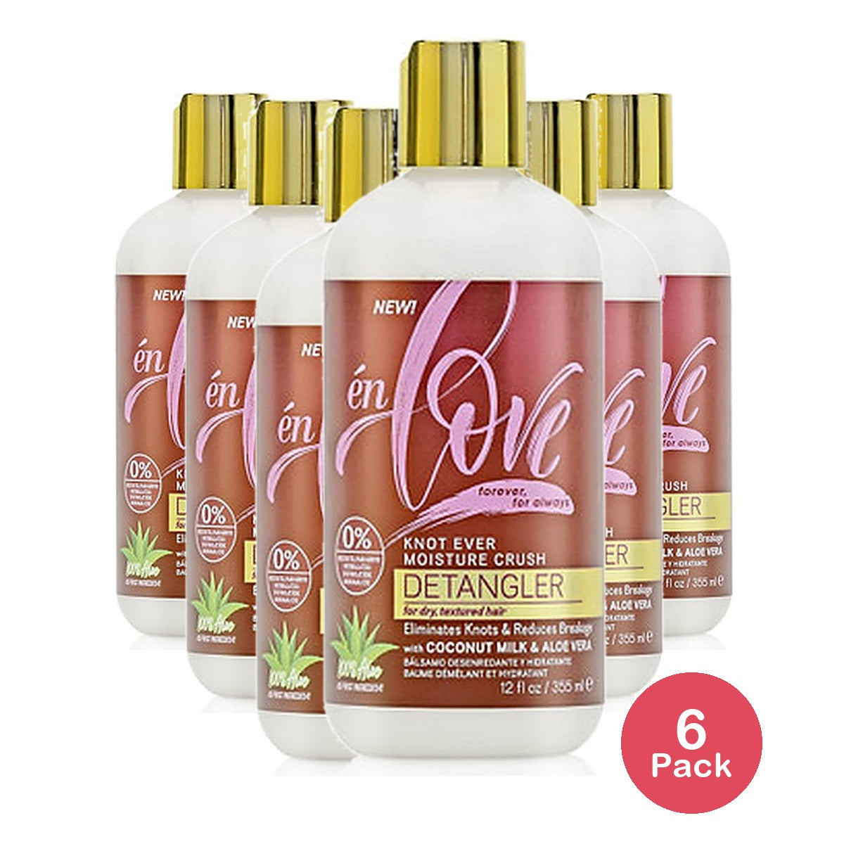 En Love Knot Ever Detangler 12 Oz (Pack of 6)
