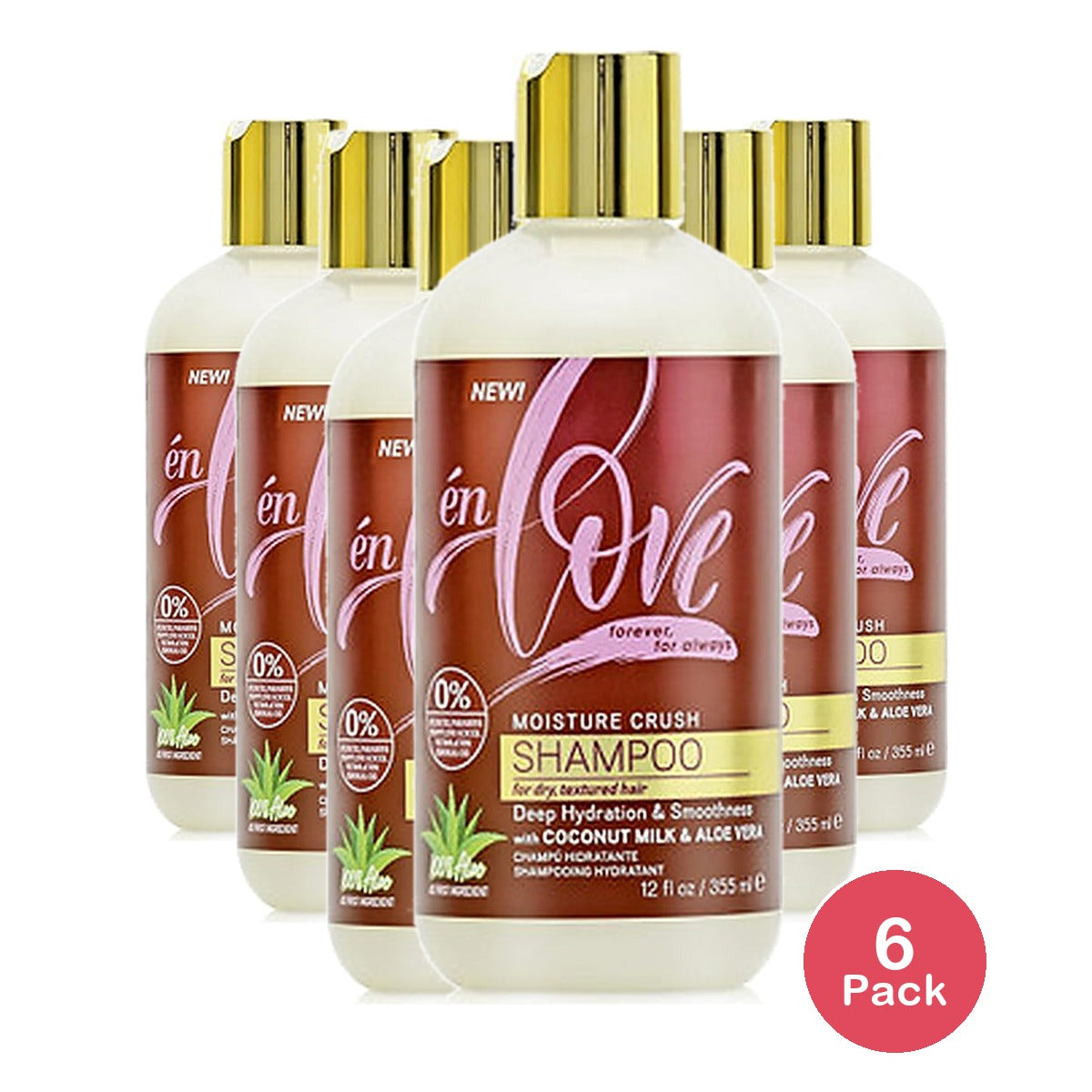 En Love Moisture Shampoo 12 Oz (Pack of 6)