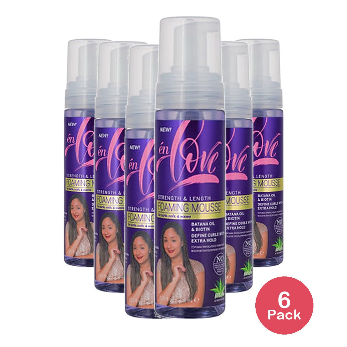 En Love Strength & Length Mousse 7.27 Oz (Pack of 6)