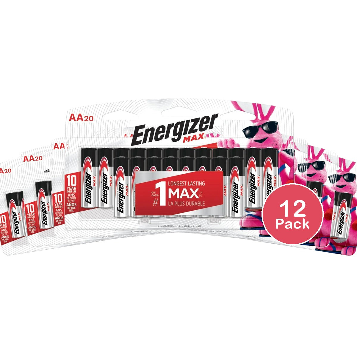 Energizer MAX AA Batteries (Pack of 12)