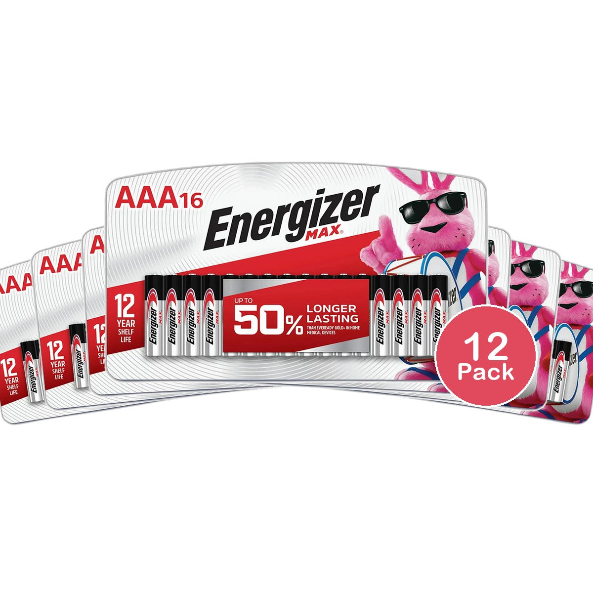 Energizer Max AAA Alkaline Batteries 31.74Oz (Pack of 12)