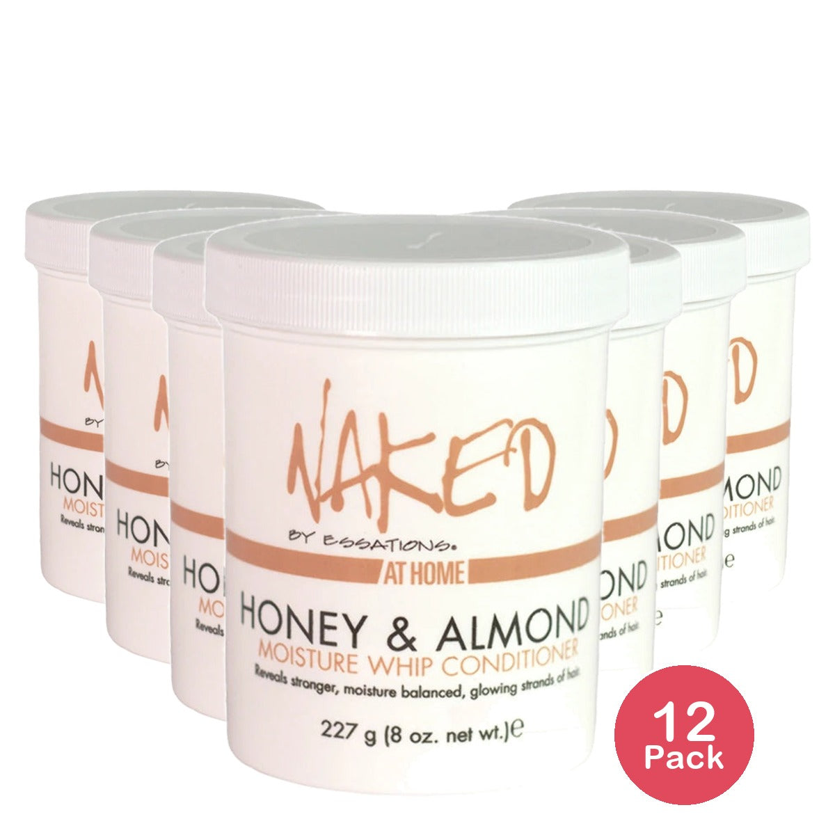 Essations - Naked At Home Honey and Almond Moisture Whip Conditioner 8 Oz (Pack of 12)