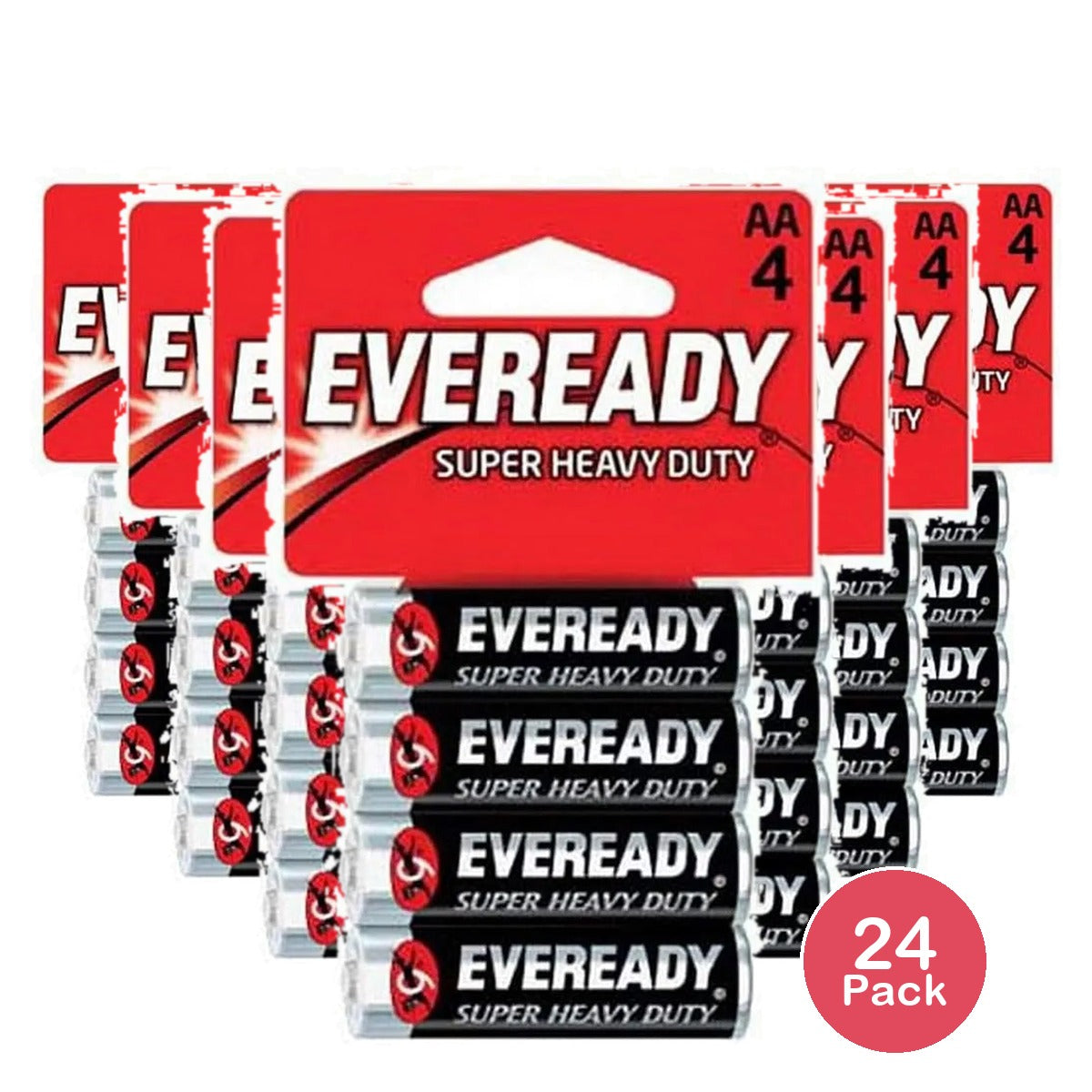 Eveready Super Heavy Duty Batteries Aa (Pack Of 24)