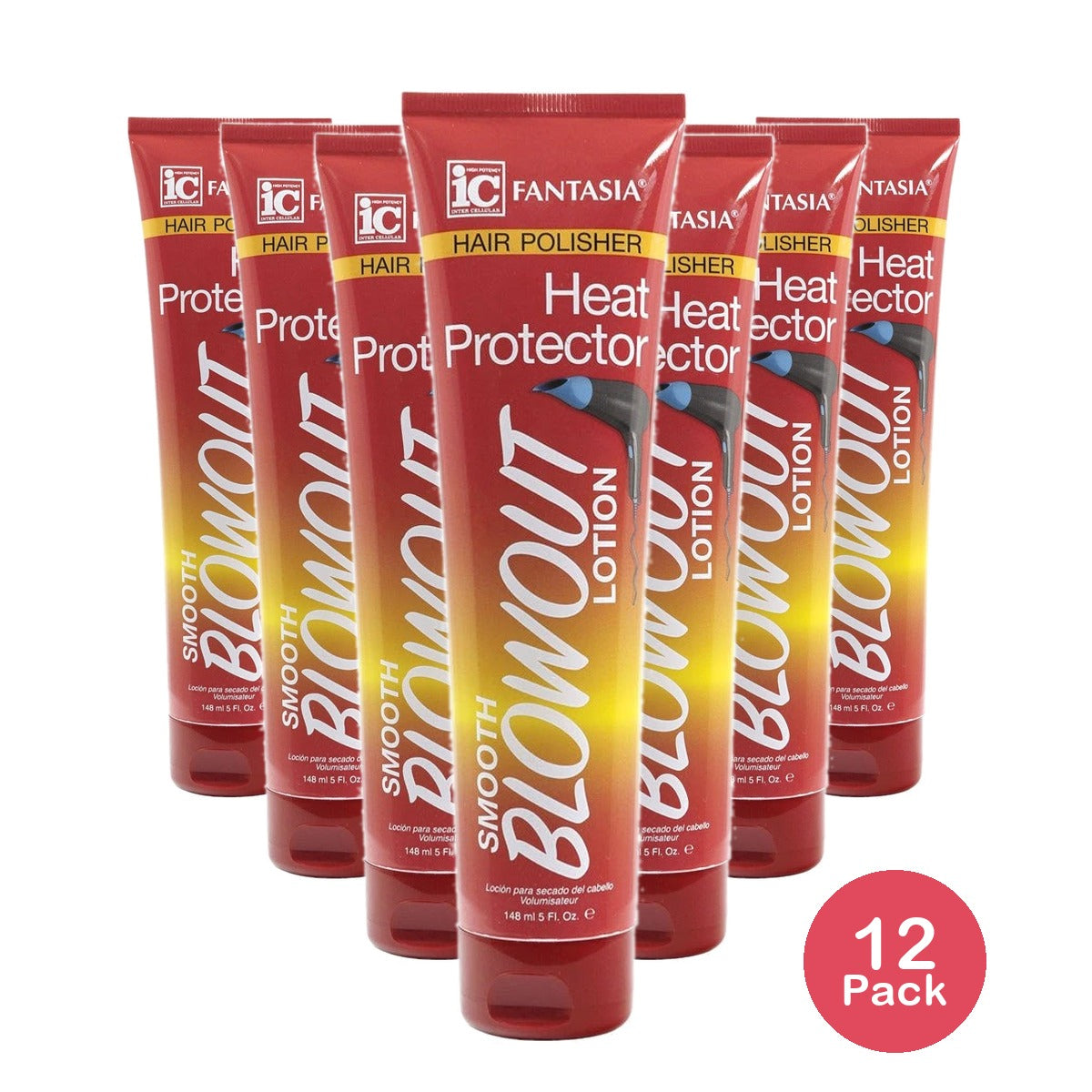 Fantasia Heat Protector Blow Out Lotion, 5.0 fl oz