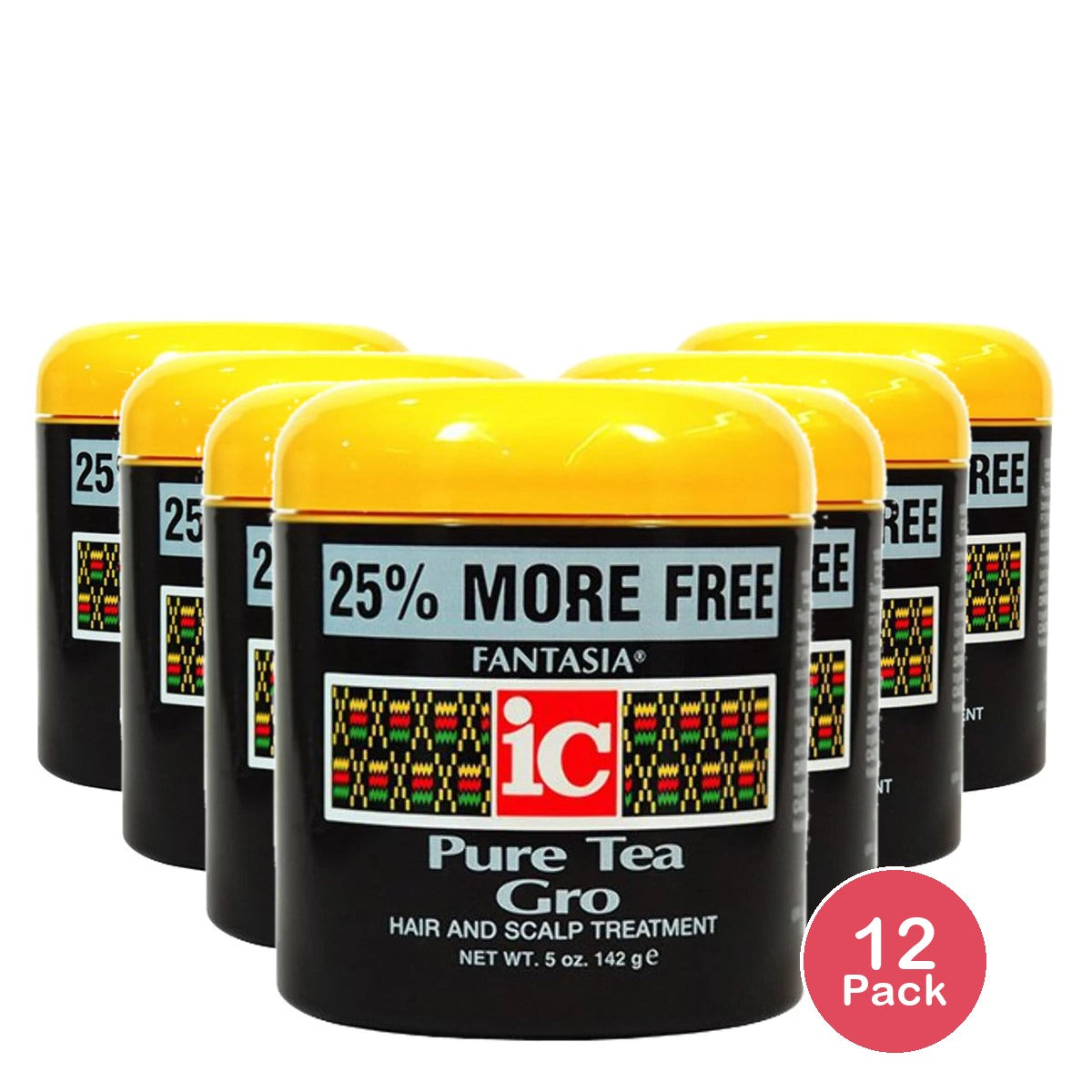 FANTASIA - IC Pure Tea Gro Hair and Scalp Treatment 5 Oz (Pack of 12)