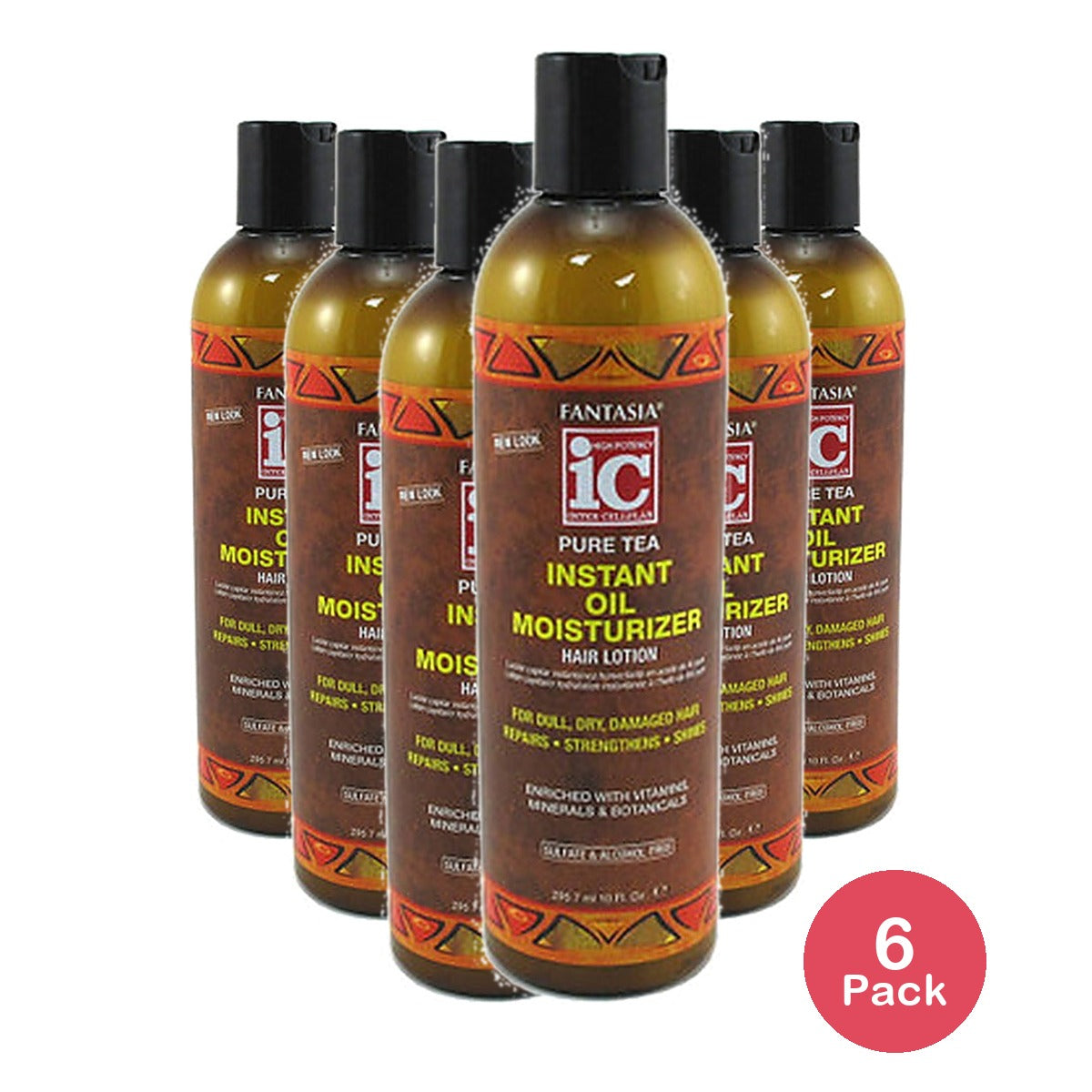 Fantasia Pure Tea Oil Moisturizer 10 Oz (Pack of 6)