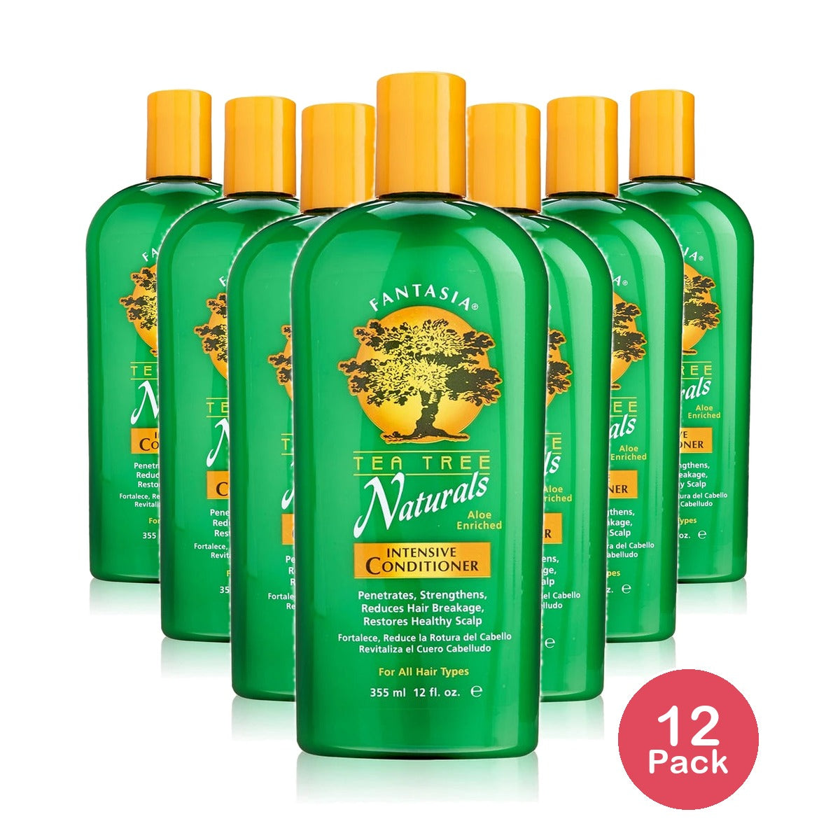 Fantasia Tea Tree Naturals Intensive Conditioner, 12 oz (Pack of 12)
