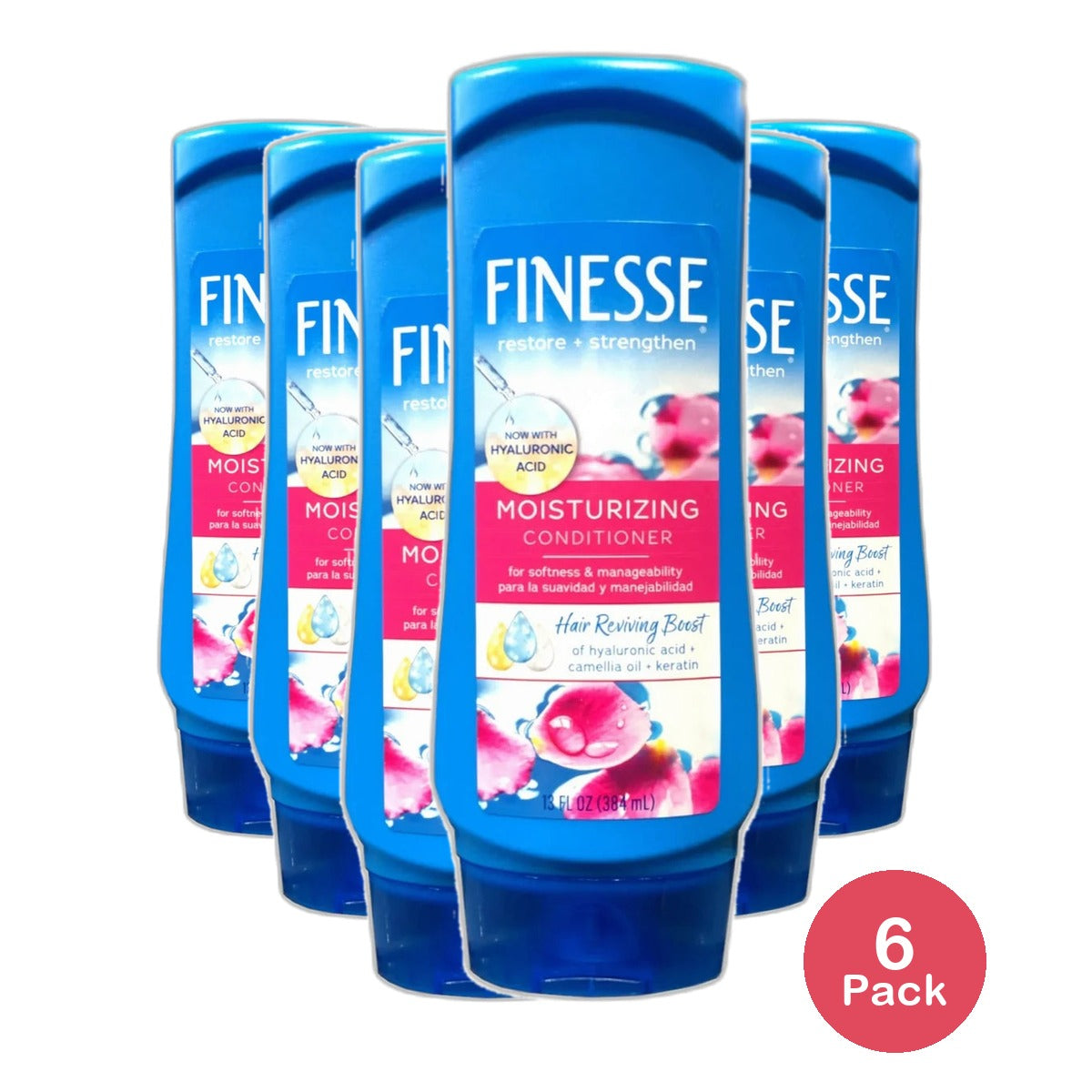 Finesse Moisturizing Conditioner Restore + Strengthen 13Oz (Pack of 6)