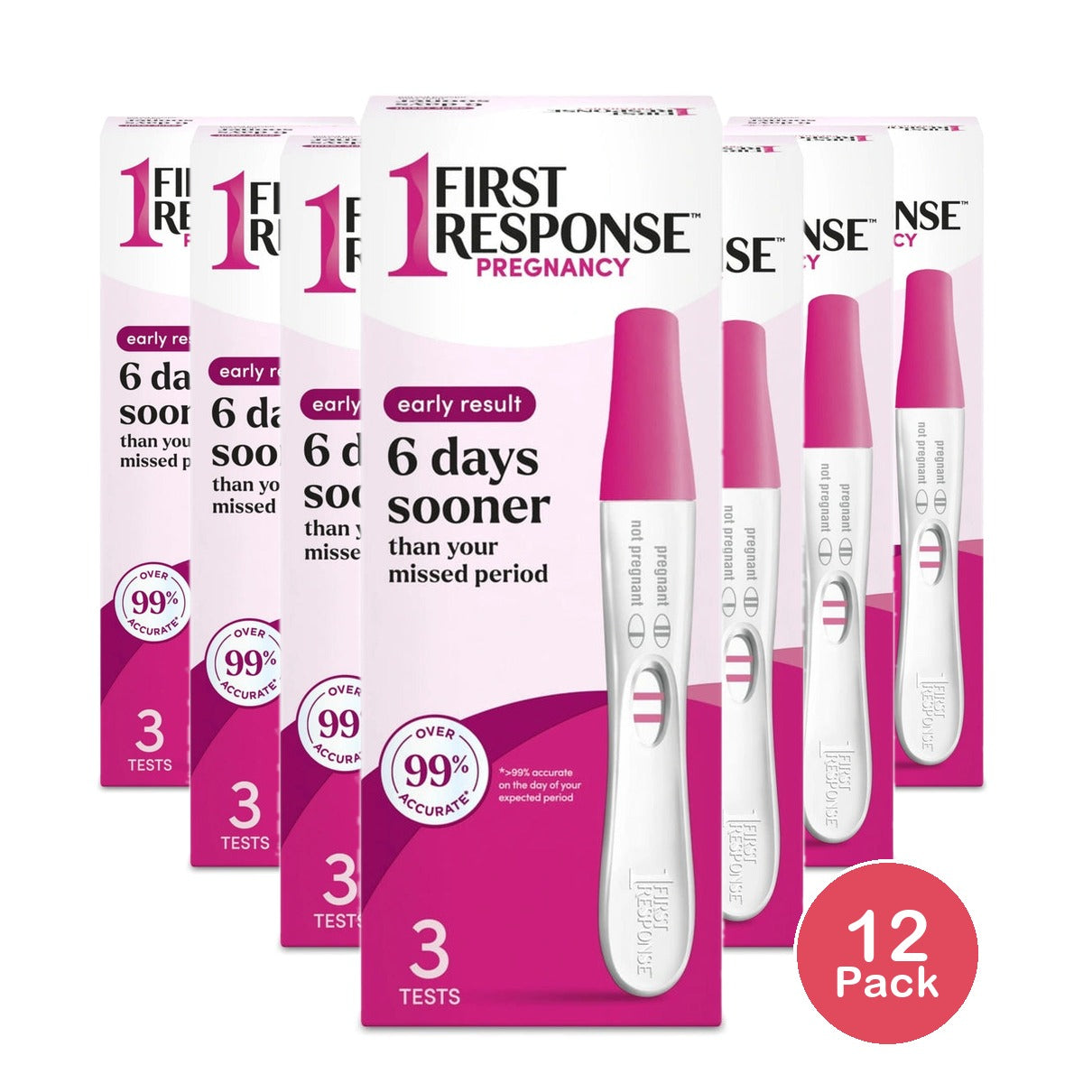 First Response Early Result Pregnancy Test (Pack of 12)