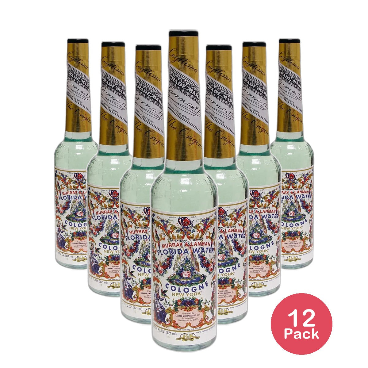 Florida Water Cologne (Plastic Bottle) 7.5Oz (Pack of 12)
