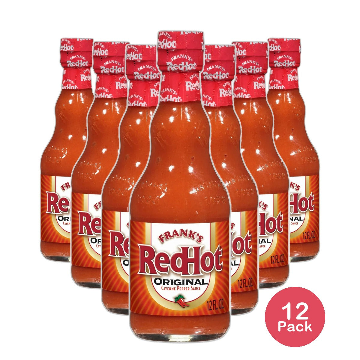 Frank's Red Hot Original Cayenne Pepper Sauce 12Oz (Pack of 12)