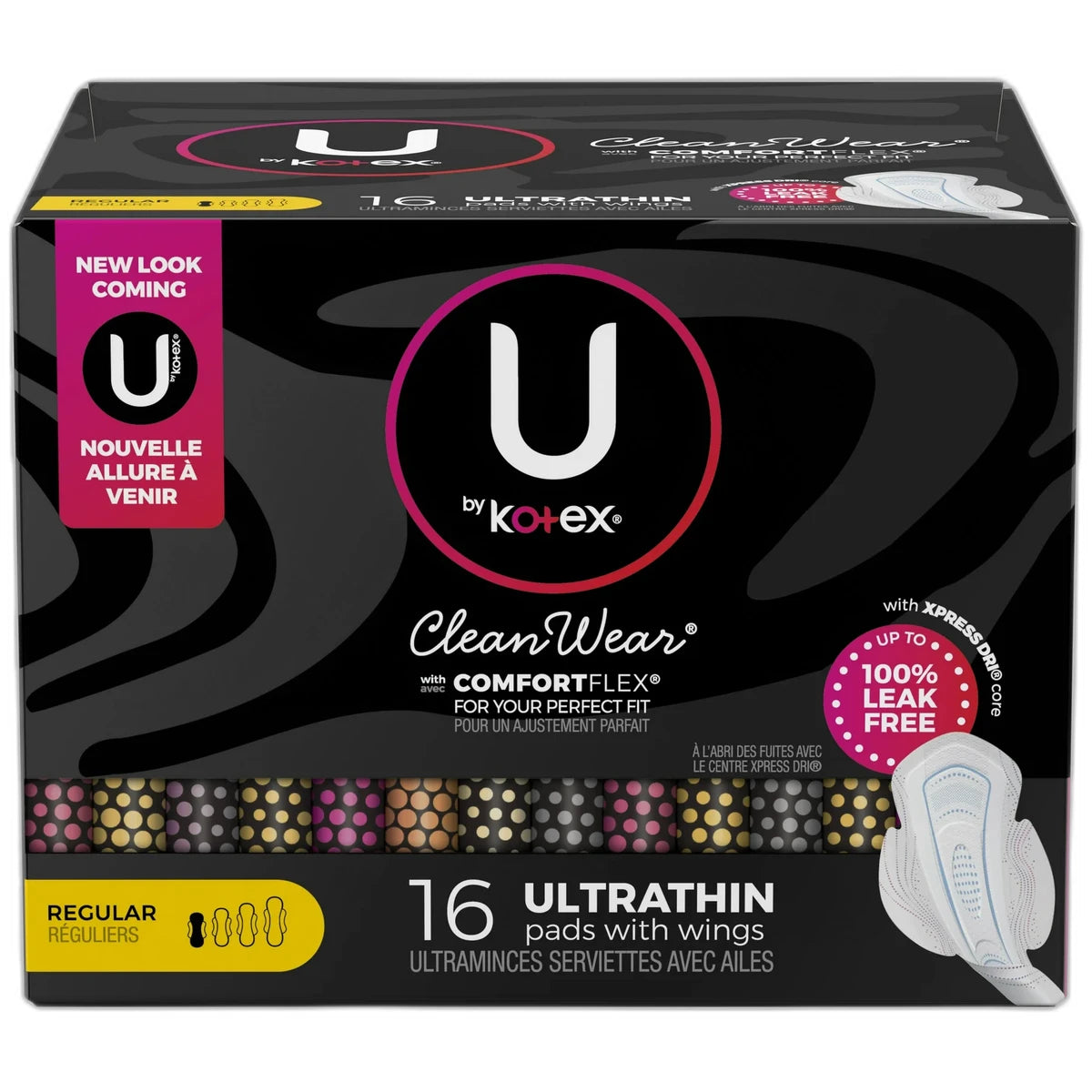 U by Kotex Balance Heavy Ultra Thin Pads Plus Wings 5.56oz (Pack of 6)