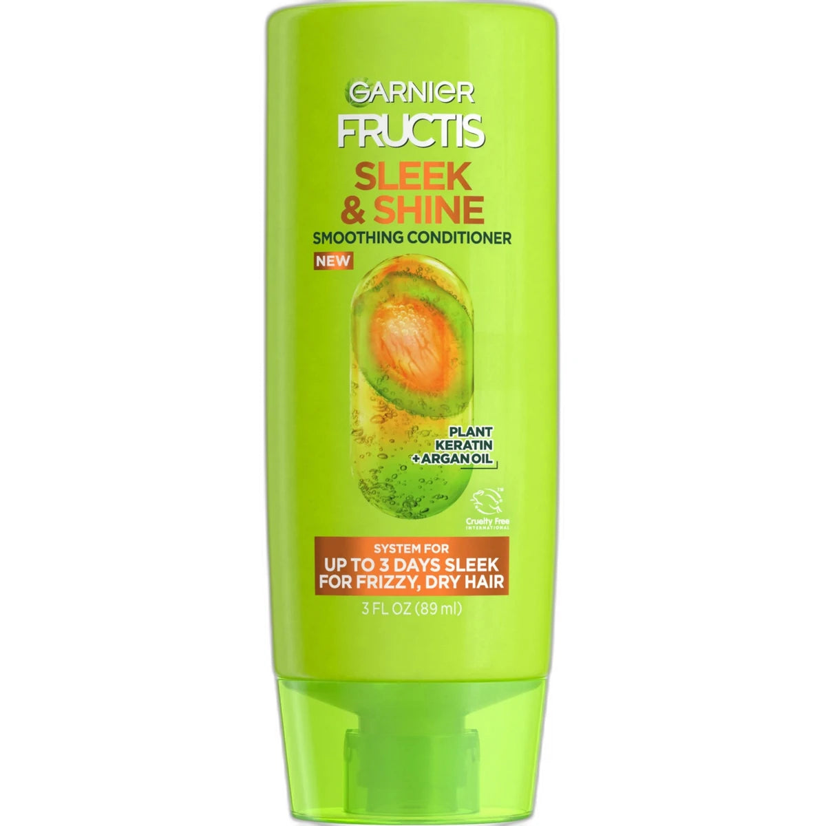 Garnier Fructis Sleek And Shine Smoothing Conditioner With Argan Oil 3Oz (Pack of 24)