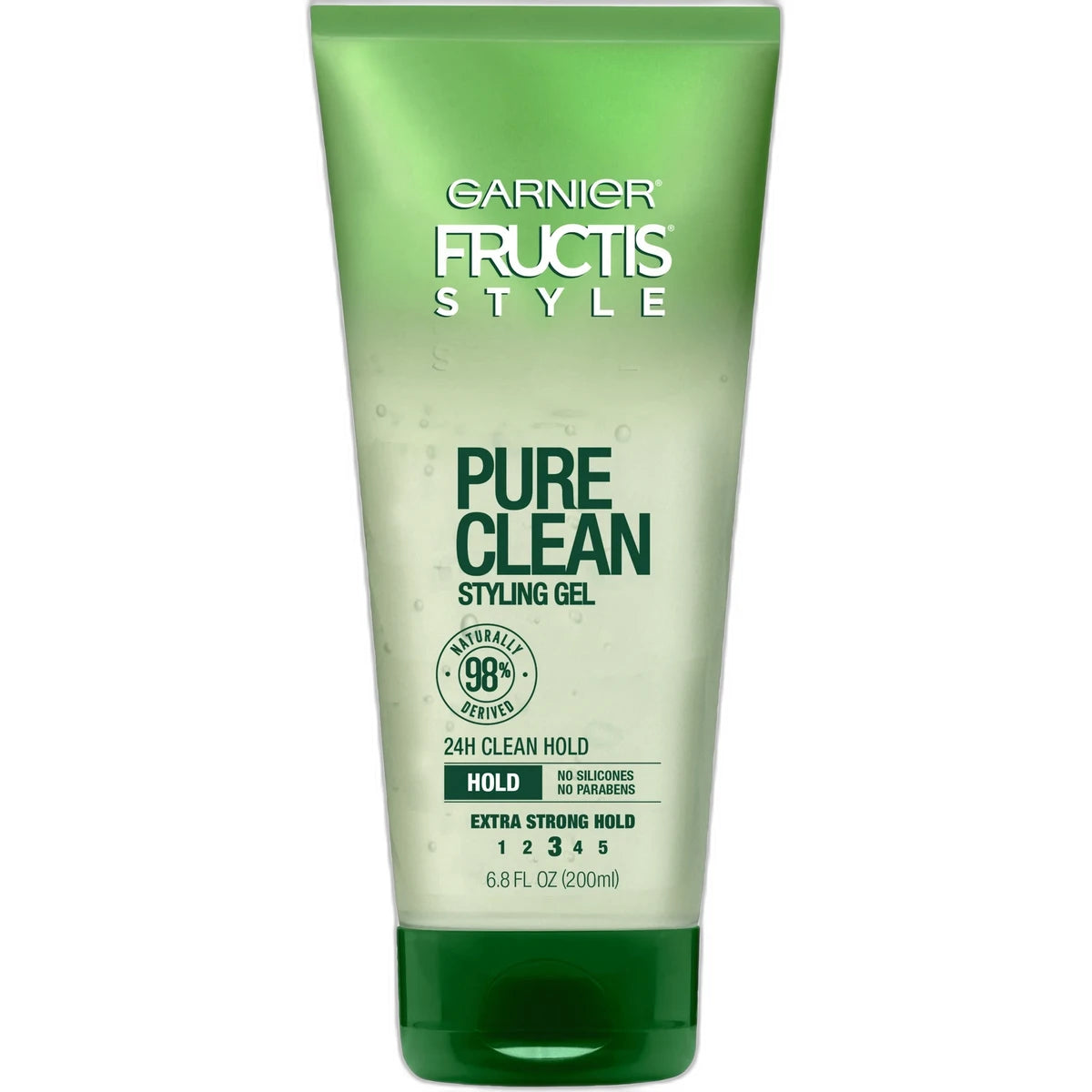 Garnier Fructis Style Pure Clean Styling Gel Extra Strong Hold 6.8Oz (Pack of 6)