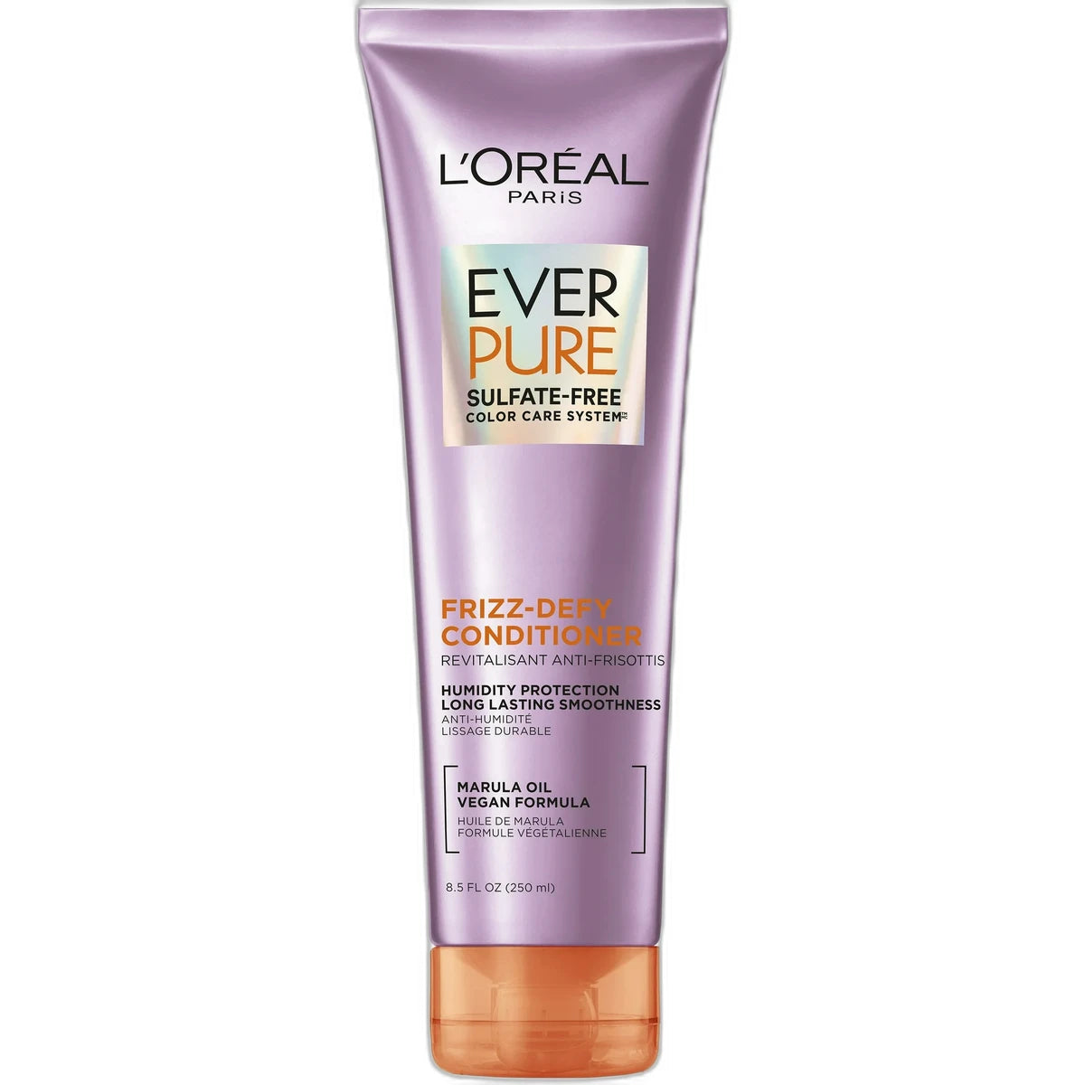 Loreal Ever Pure Sulfate Free Frizz Defy Hair Conditioner 8.5Oz (Pack of 6)