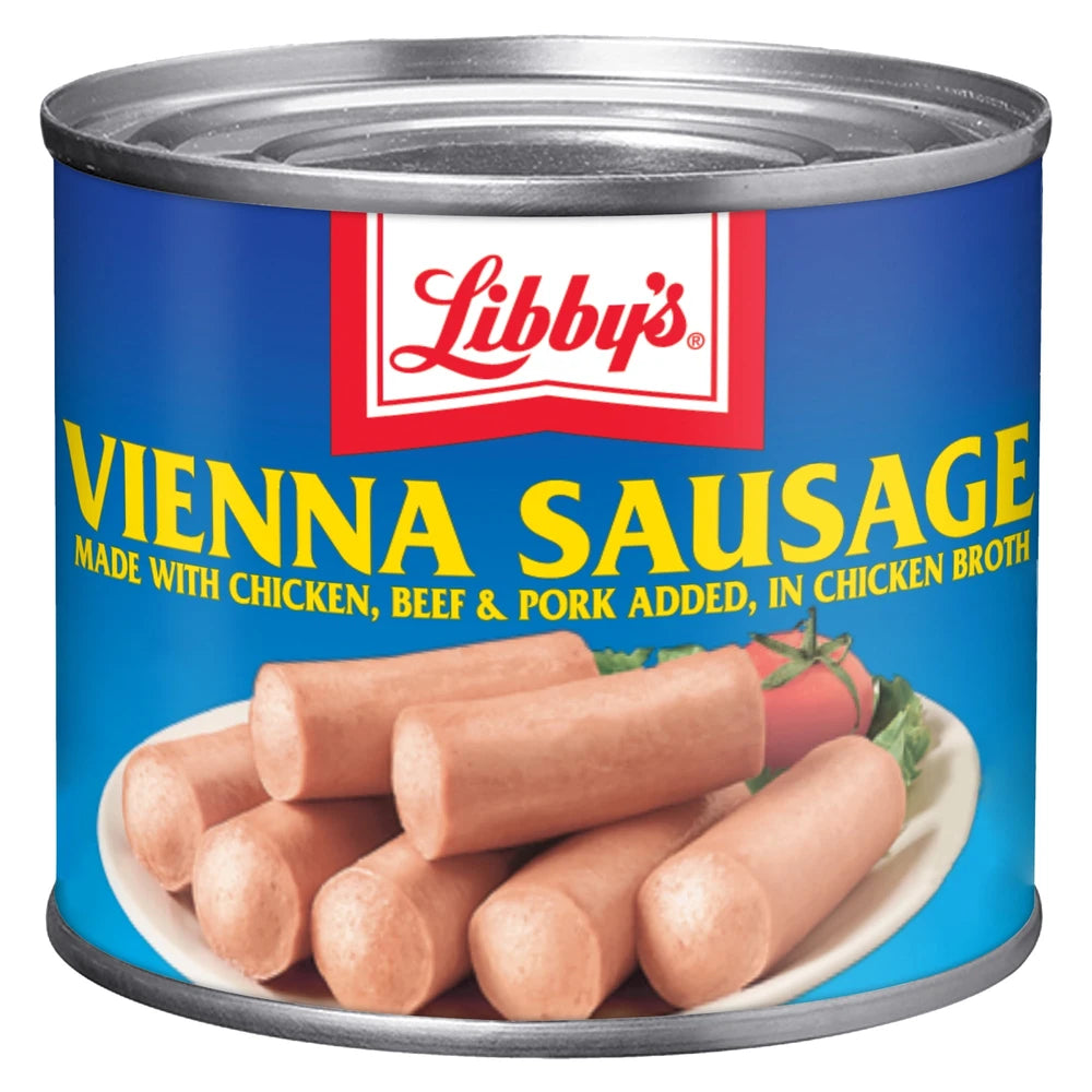 Libby s Vienna Sausage in Chicken Broth Canned Sausage 4.6 Oz (Pack of 24)
