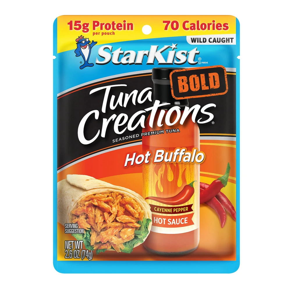 StarKist Tuna Creations® BOLD Hot Buffalo Style Pouch - 2.6 Oz (Pack of 24)