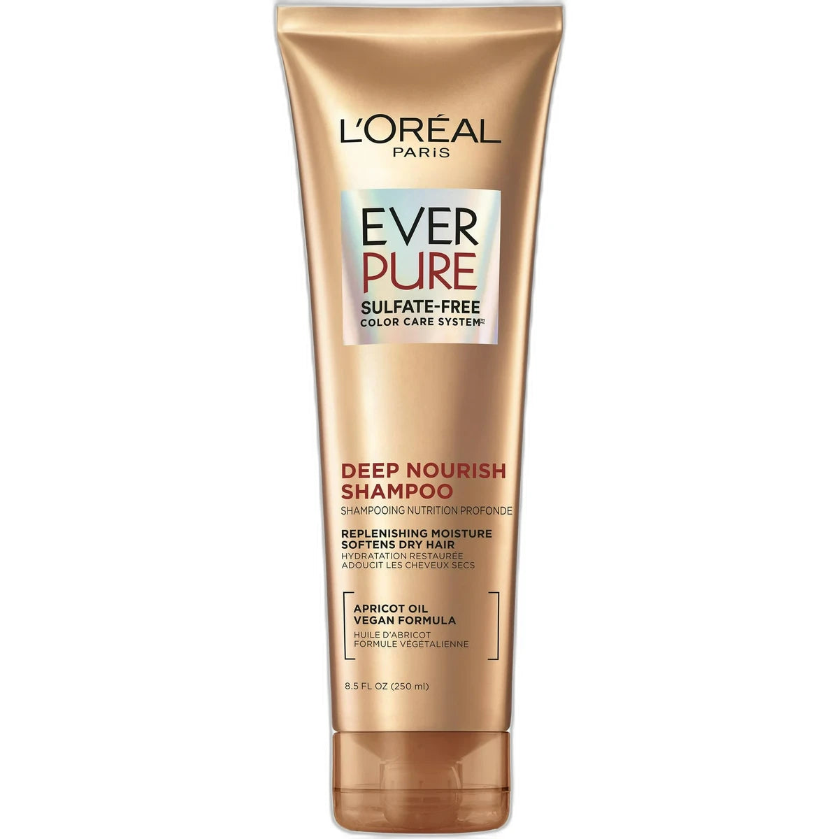 Loreal Paris Ever Creme Deep Nourish Shampoo Triple Action Hyrdration 8.5Oz (Pack of 6)