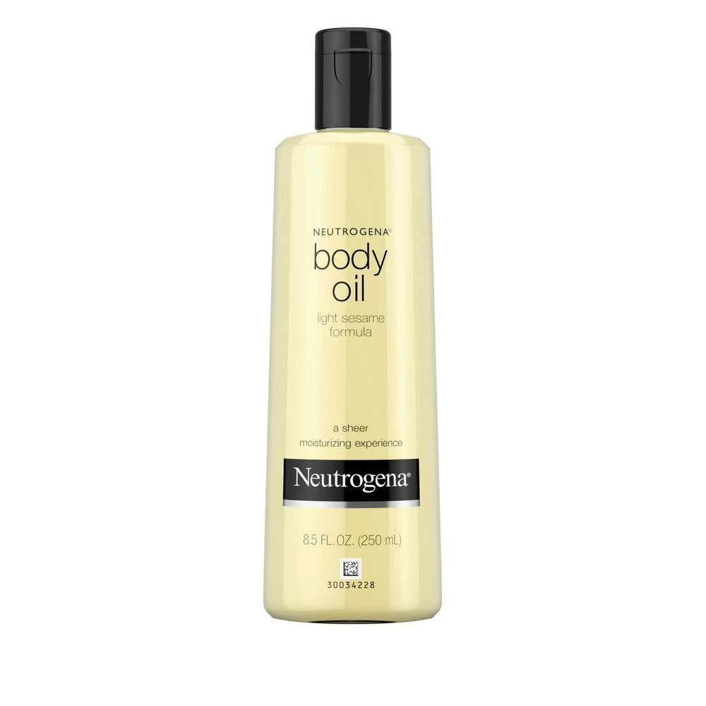 Neutrogena Moisturizing Body Oil Light Sesame Formula 8.5 fl Oz (Pack of 24)