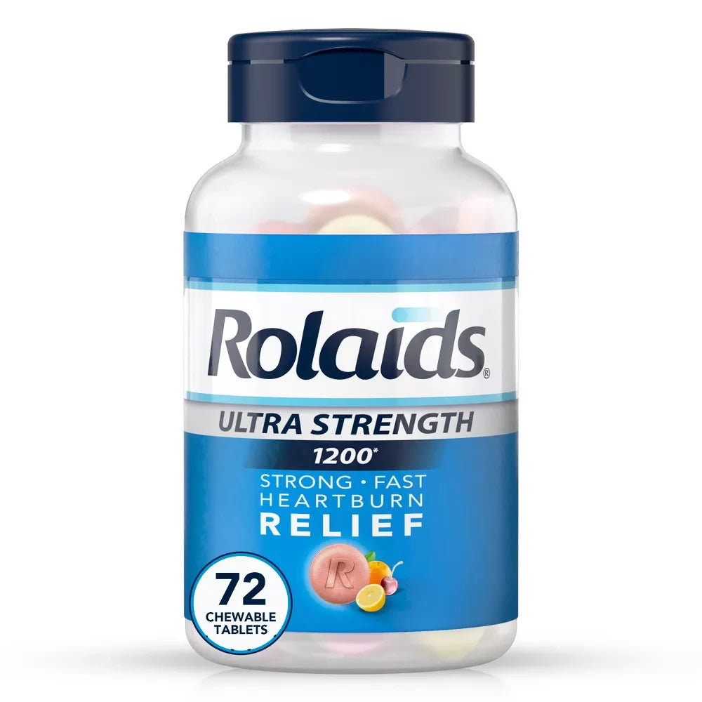 Rolaids Ultra Strength Chewable Tablets - Fruit - 72ct (Pack of 24)