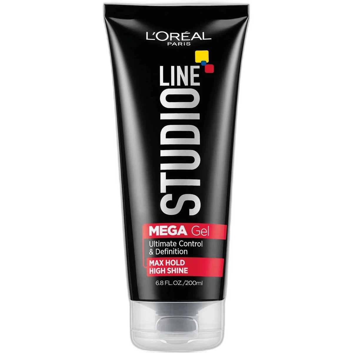 Loreal Studio Line Head Lock Mega Hard Hold Hair Gel Extreme Hold Curl And Frizz Control 6.8Oz (Pack of 6)