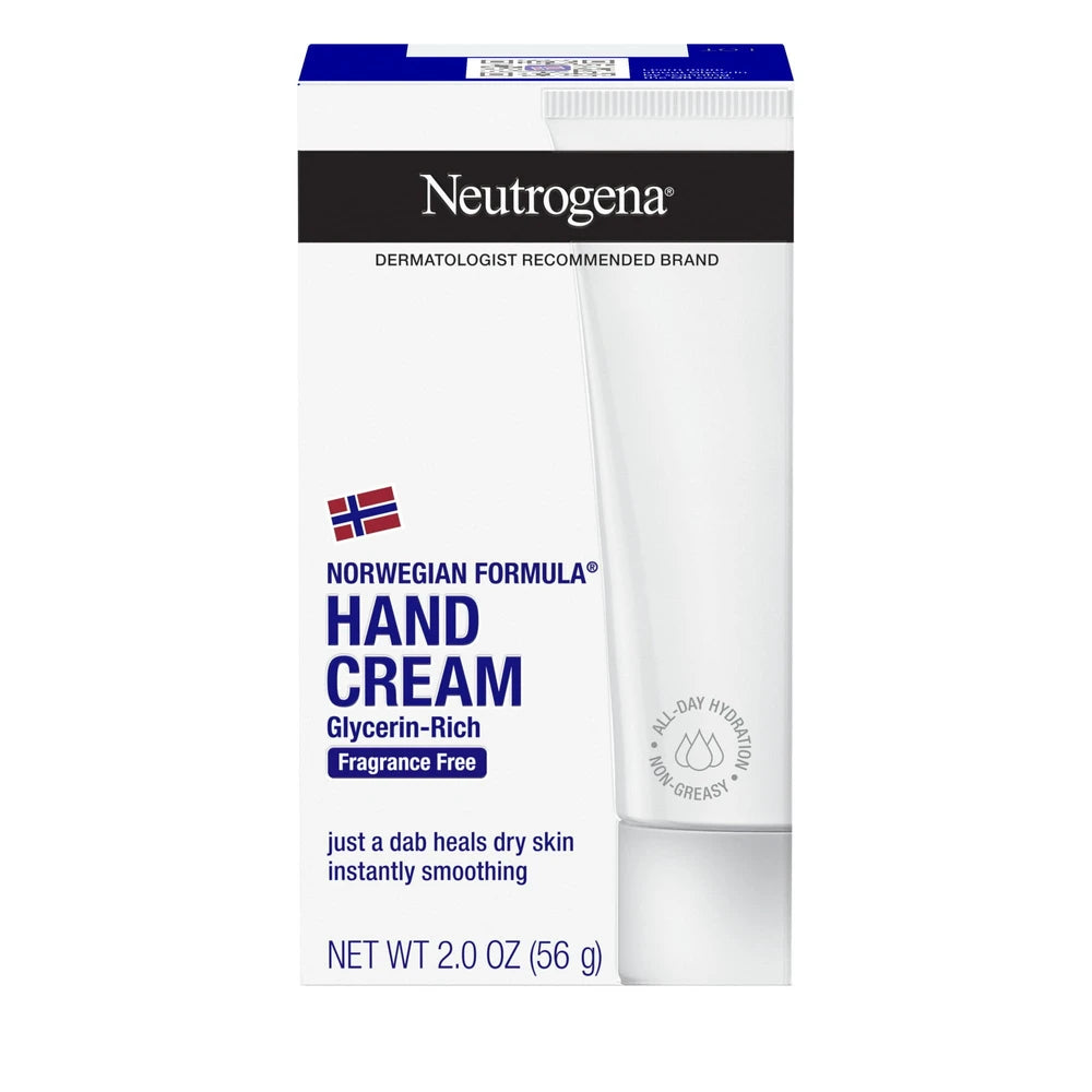 Neutrogena Norwegian Formula Hand Cream for Dry and Rough Hands - Fragrance Free 2 Oz (Pack of 24)