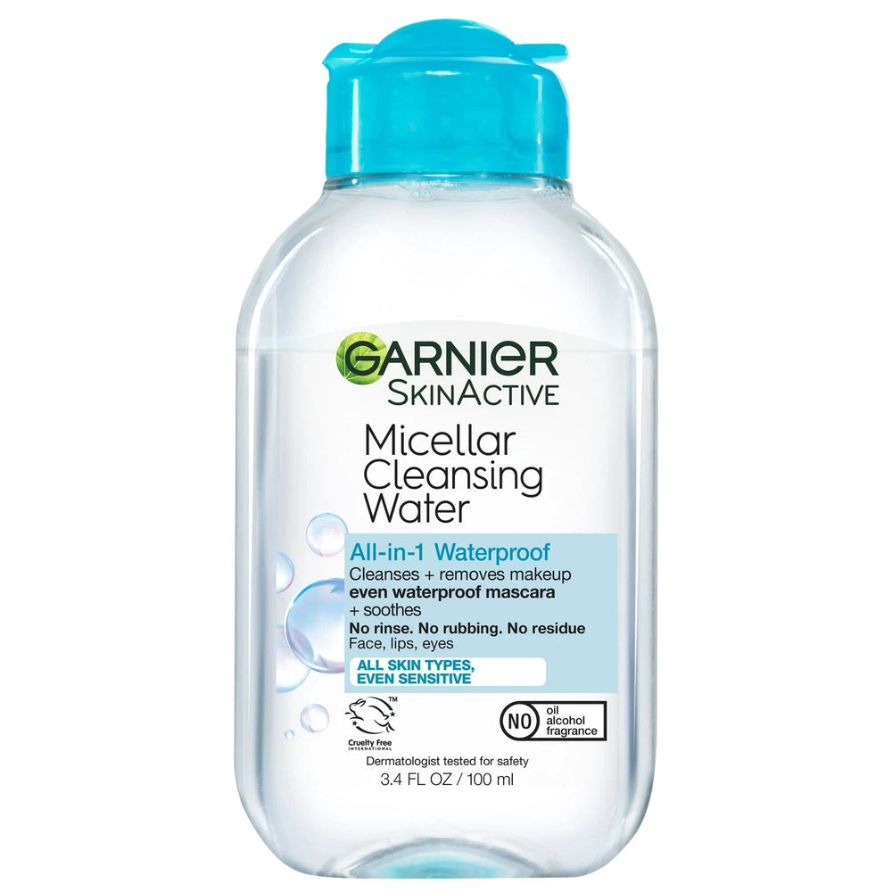 Garnier Micellar Cleansing Water Waterproof Adult 100 ml 3.4 Oz (Pack of 24)
