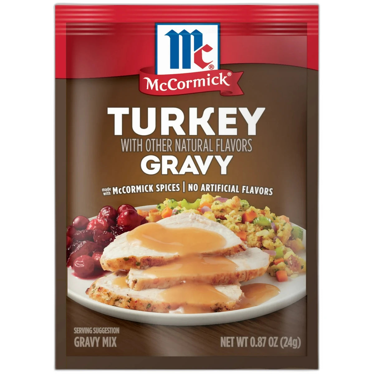 McCormick Homestyle Gravy Mix 0.87Oz (Pack of 24)