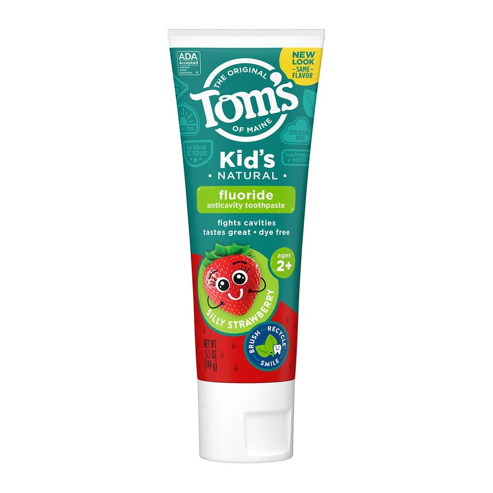Tom s of Maine Children s Silly Strawberry Anticavity Toothpaste 5.1 Oz (Pack of 24)