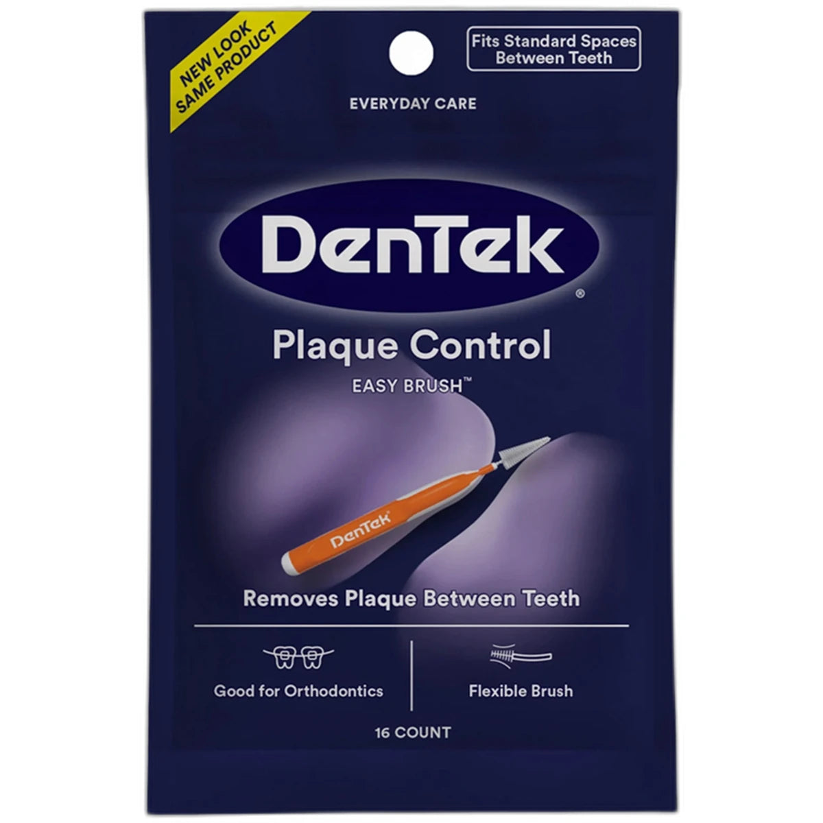 Dentek Easy Brush Cleaners For Plaque 1.28oz (Pack of 36)