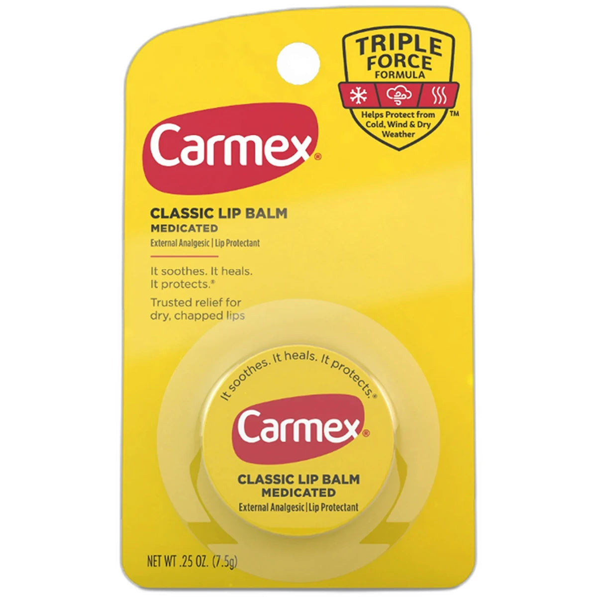 Carmex Original Classic Lip Balm Medicated 0.25Oz (Pack of 144)