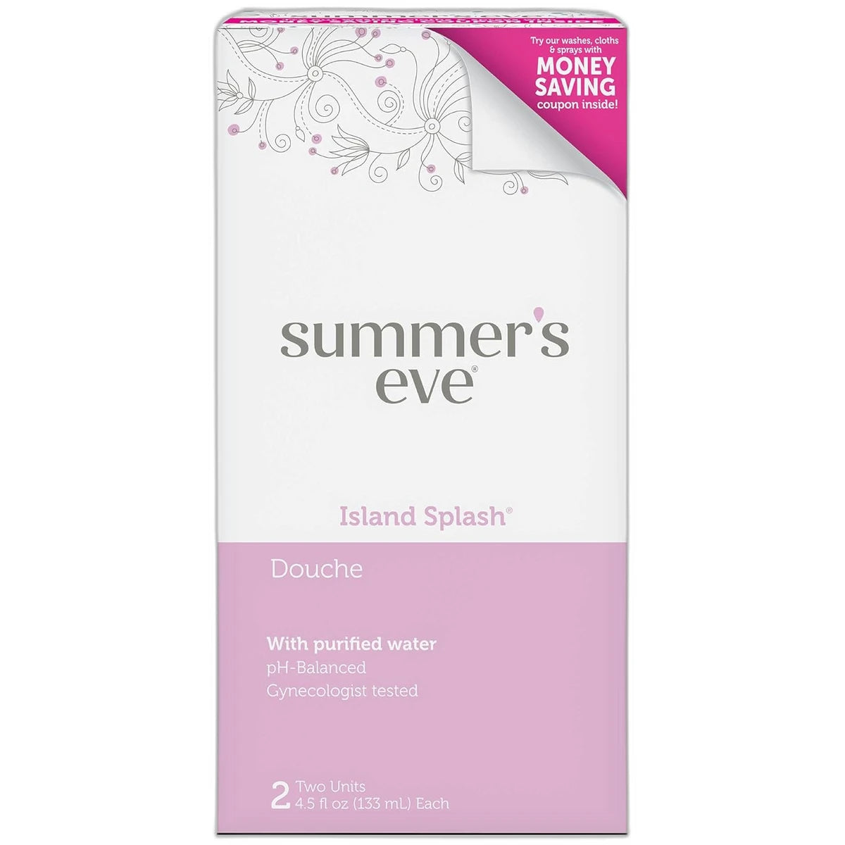 Summers Eve Cleansing Douche Island SplashTwin Pack 4.5oz (Pack of 6)