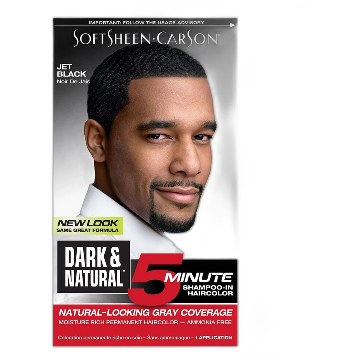 Dark And Natural Permanent Hair Color Jet Black Kit 0.4Oz(Pack of 12)