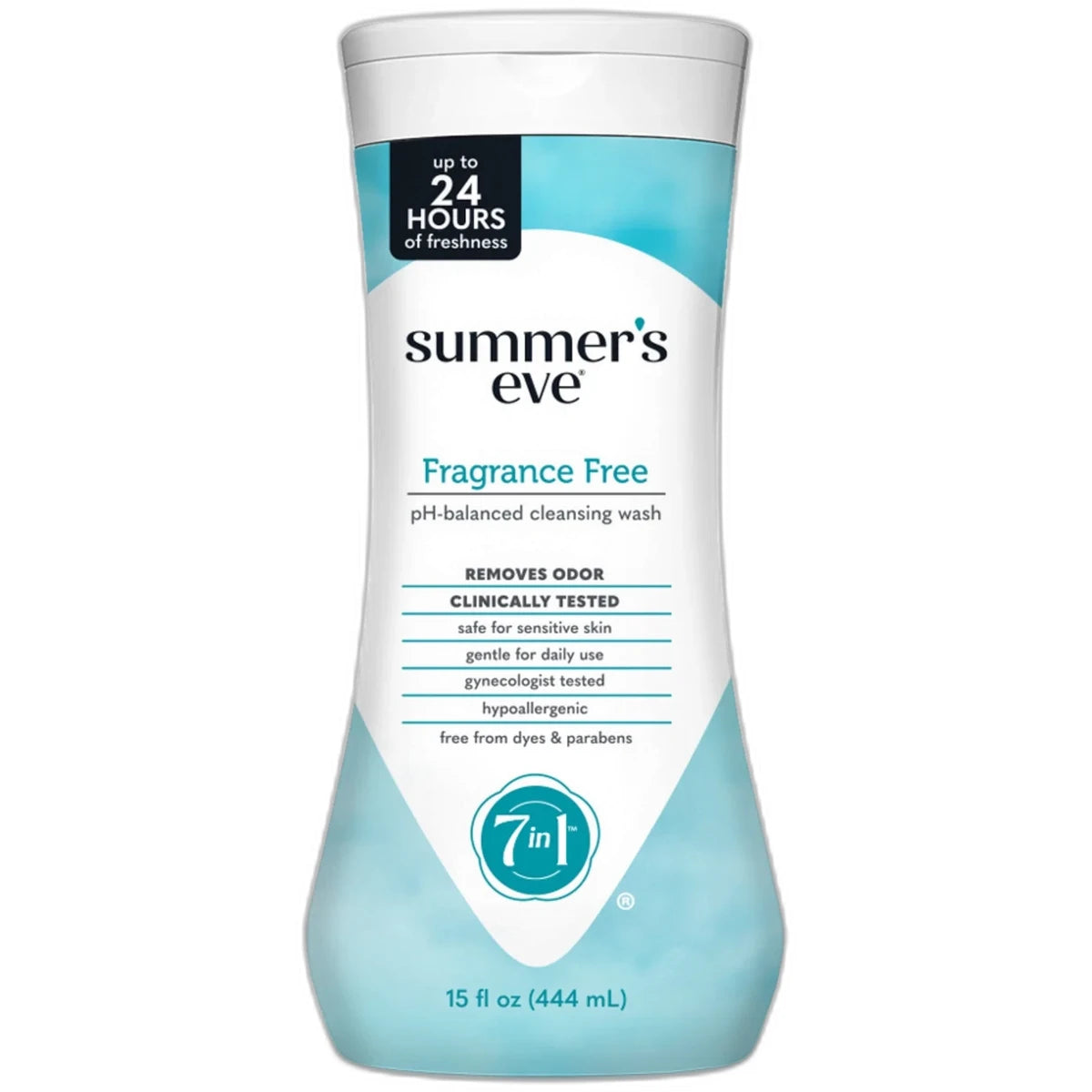 Summers Eve Feminine Cleansing Wash Fragrance Free 15Oz (Pack of 12)