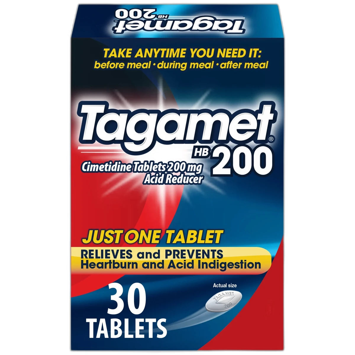 Tagamet Hb 200 Mg Cimetidine Acid Reducer And Heartburn Relief 8oz (Pack of 12)