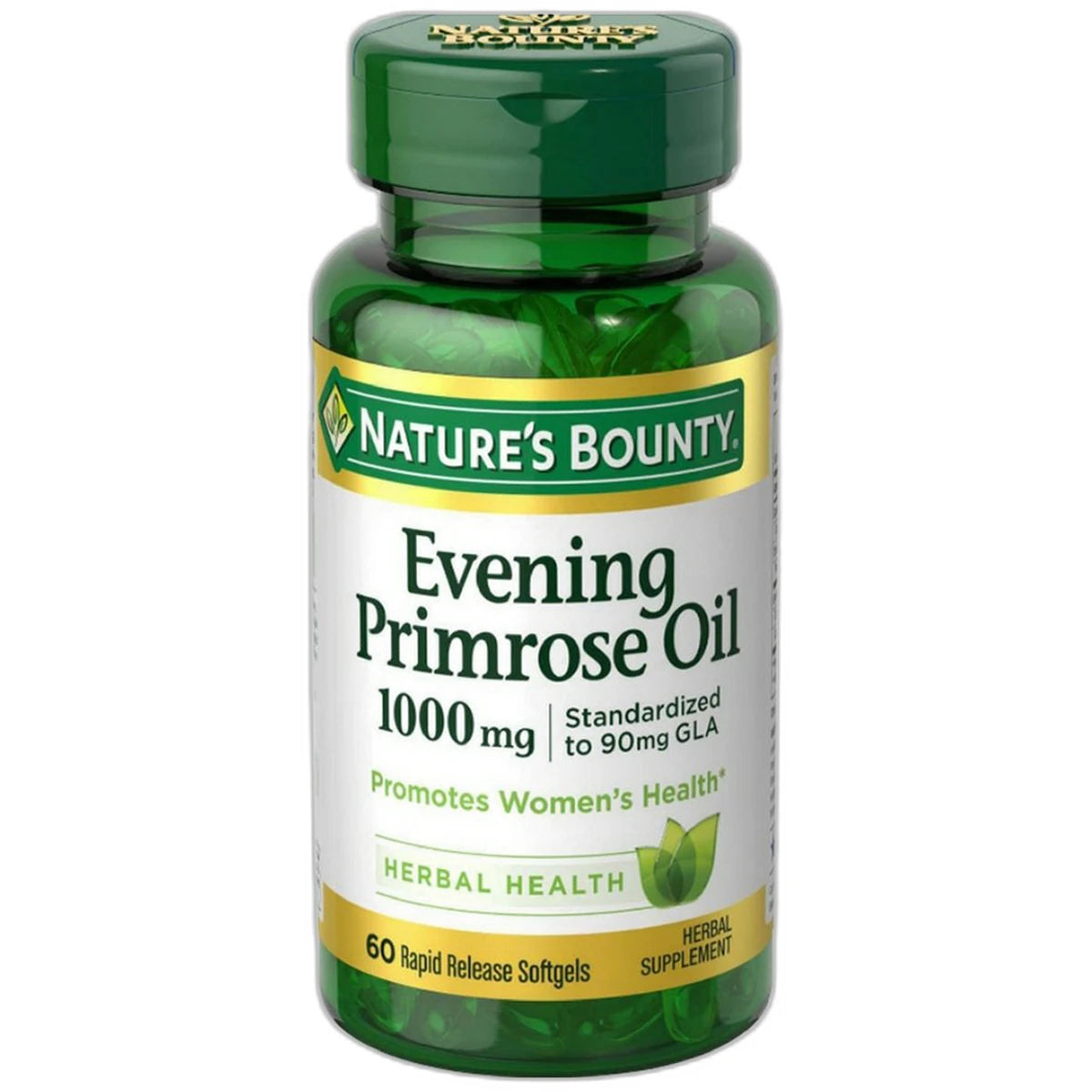 Natures Bounty Evening Primrose Oil 1000 Mg Softgels 3.36Oz (Pack of 24)