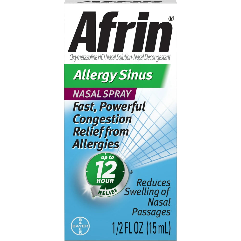 Afrin Allergy Sinus Spray - 0.5 fl Oz (Pack of 36)