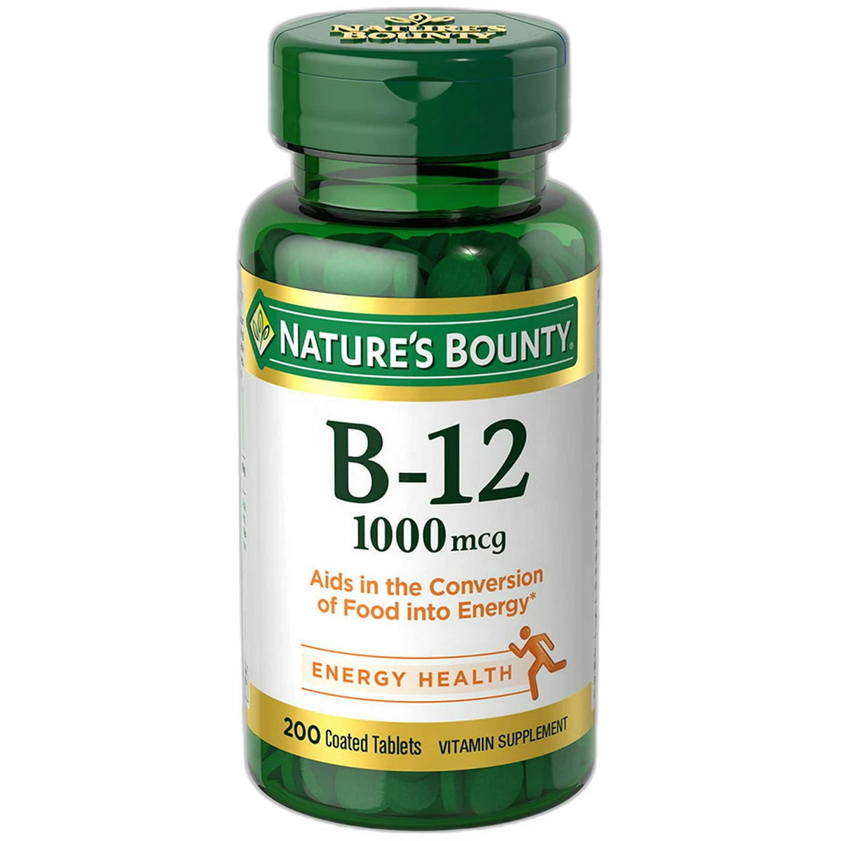 Natures Bounty Vitamin B-12 1000 Mcg Tablets Value Size 4.48Oz (Pack of 24)