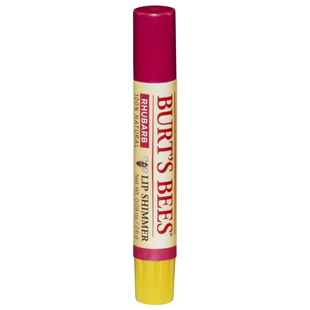 Burt'S Bees Lip Shimmer - Rhubarb - 0.09Oz (Pack Of 48)