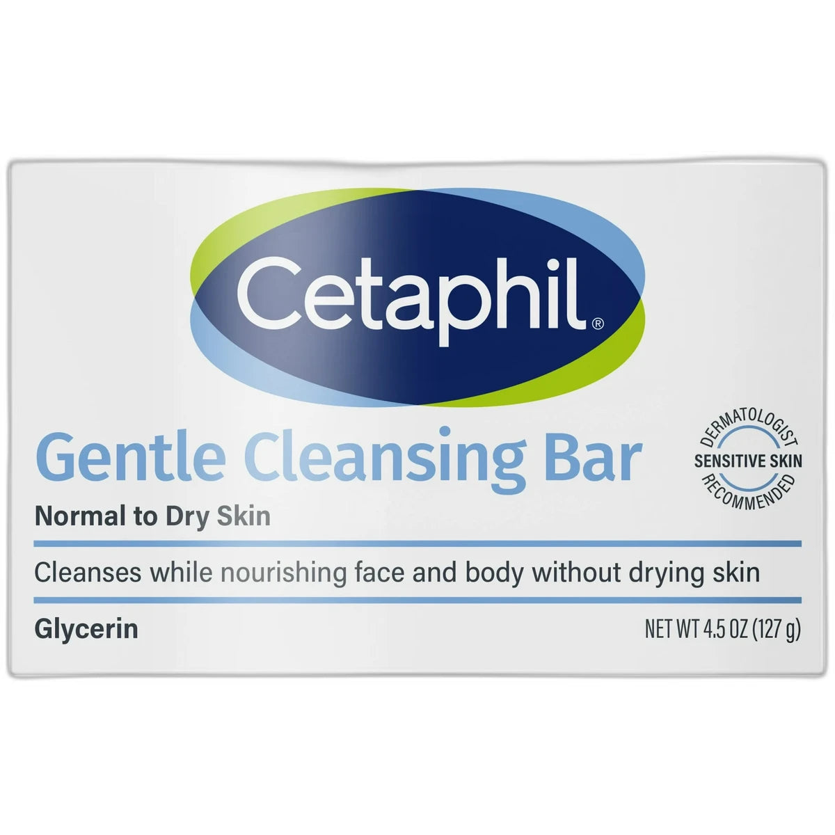 Cetaphil Gentle Cleansing Bar For Dry And Sensitive Skin4.5Oz (Pack of 12)