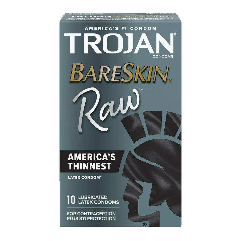Trojan Bareskin Raw Condoms - 10ct (Pack of 48)